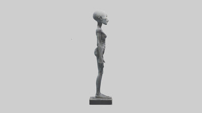3D model Radiohead statue model VR / AR / low-poly
