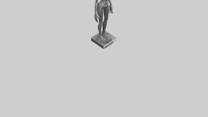 3D model Radiohead statue model VR / AR / low-poly