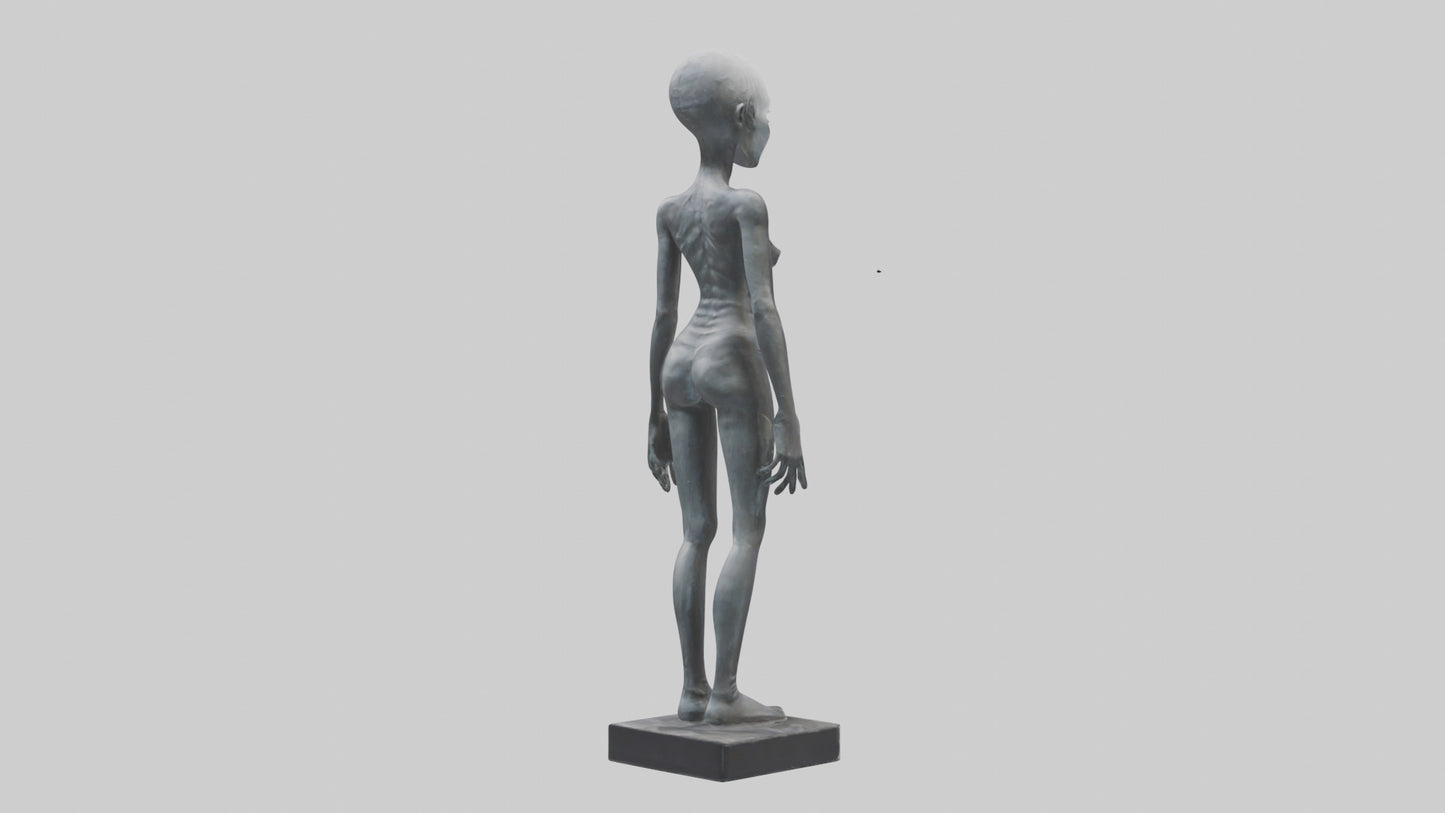 3D model Radiohead statue model VR / AR / low-poly