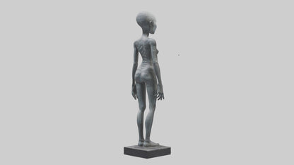3D model Radiohead statue model VR / AR / low-poly