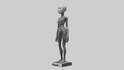 3D model Radiohead statue model VR / AR / low-poly