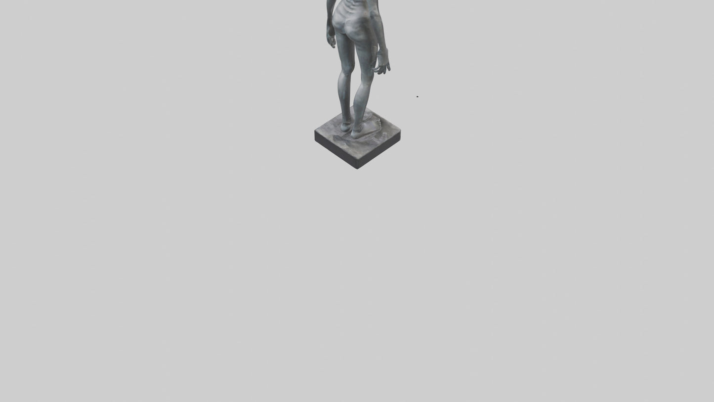 3D model Radiohead statue model VR / AR / low-poly