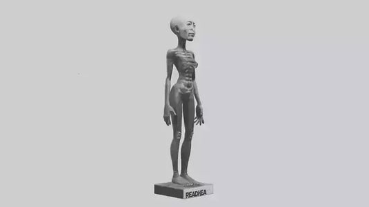 3D model Radiohead statue model VR / AR / low-poly