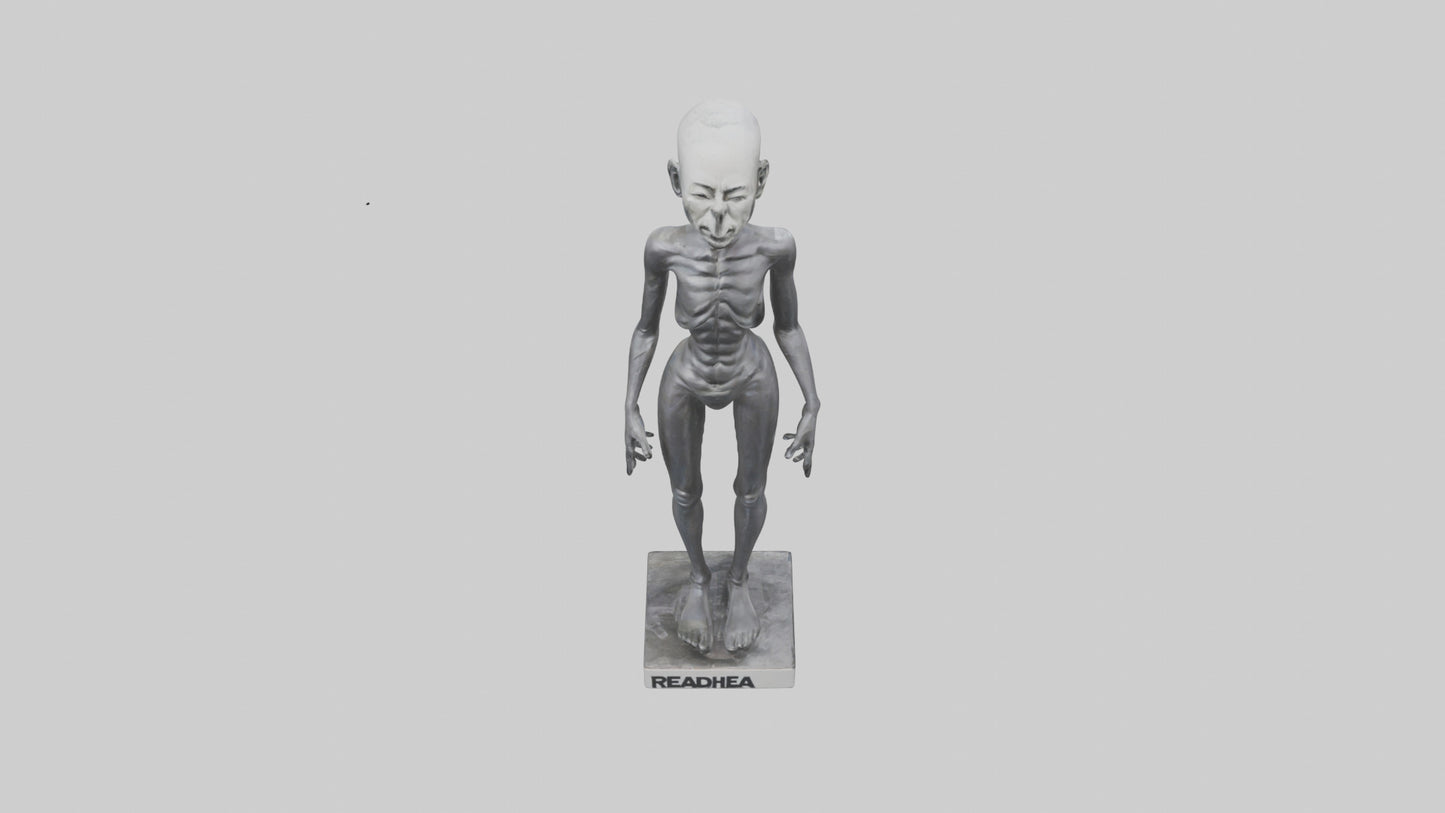 3D model Radiohead statue model VR / AR / low-poly