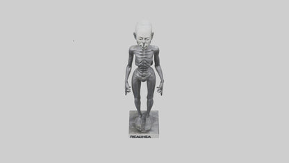 3D model Radiohead statue model VR / AR / low-poly