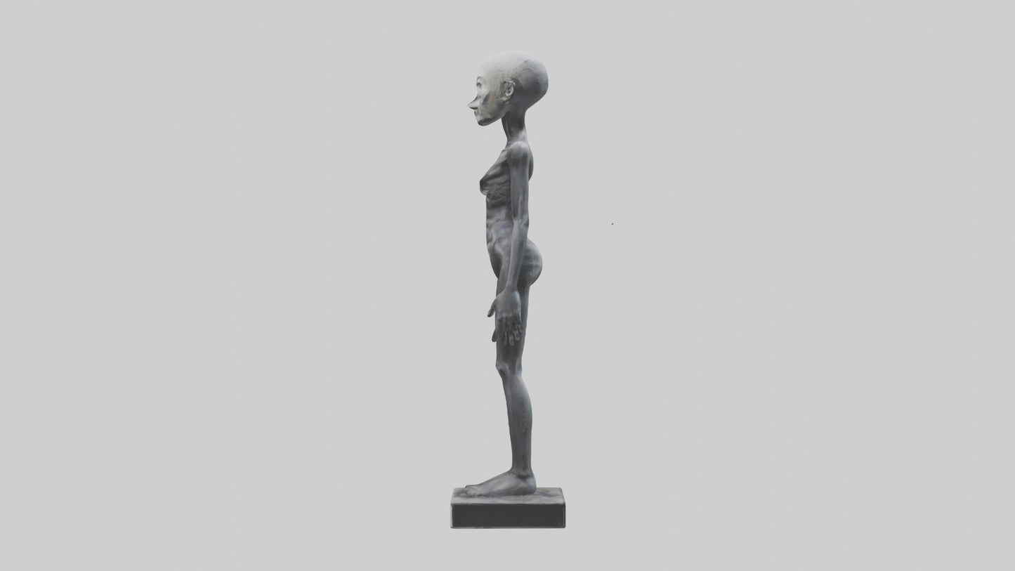 3D model Radiohead statue model VR / AR / low-poly