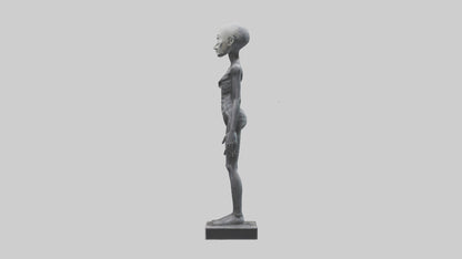 3D model Radiohead statue model VR / AR / low-poly