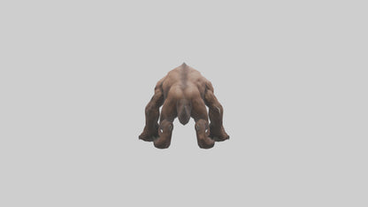 3D model Raging Beast Model VR / AR / low-poly