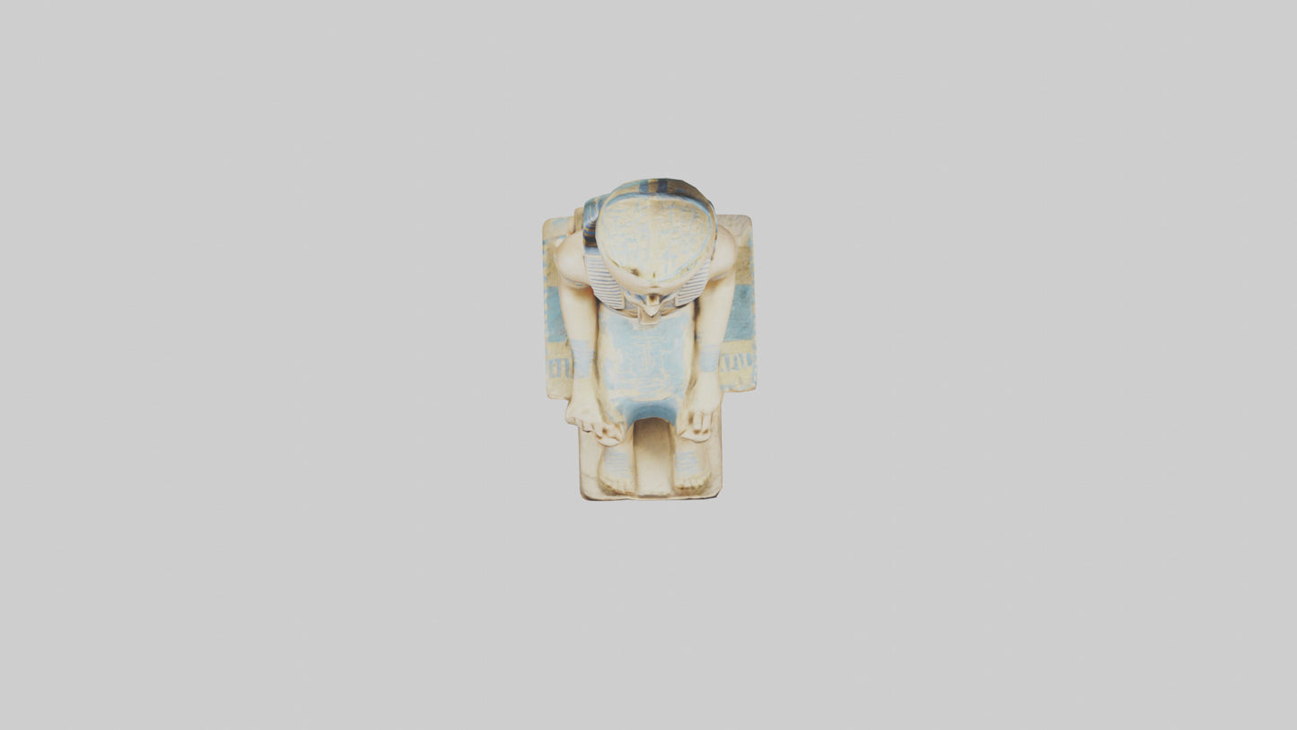 Ramses II statue model VR / AR / low-poly