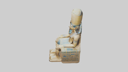 Ramses II statue model VR / AR / low-poly