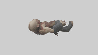 3D model Rancid corpse model VR / AR / low-poly