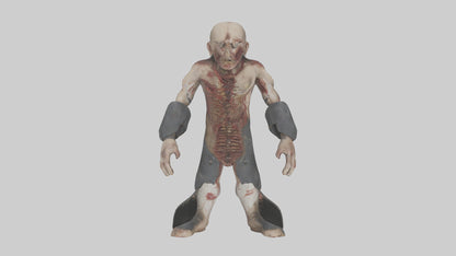 3D model Rancid corpse model VR / AR / low-poly