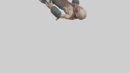 3D model Rancid corpse model VR / AR / low-poly