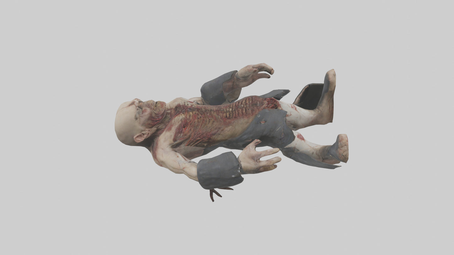 3D model Rancid corpse model VR / AR / low-poly