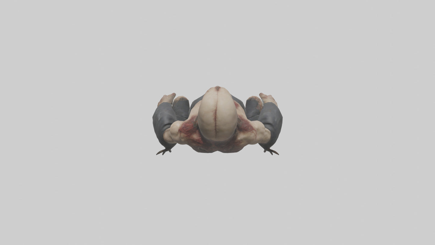 3D model Rancid corpse model VR / AR / low-poly