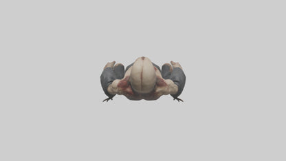 3D model Rancid corpse model VR / AR / low-poly