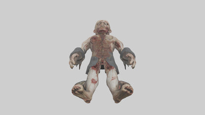 3D model Rancid corpse model VR / AR / low-poly