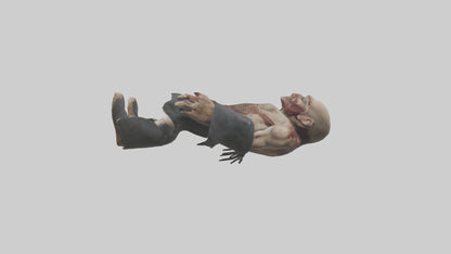 3D model Rancid corpse model VR / AR / low-poly