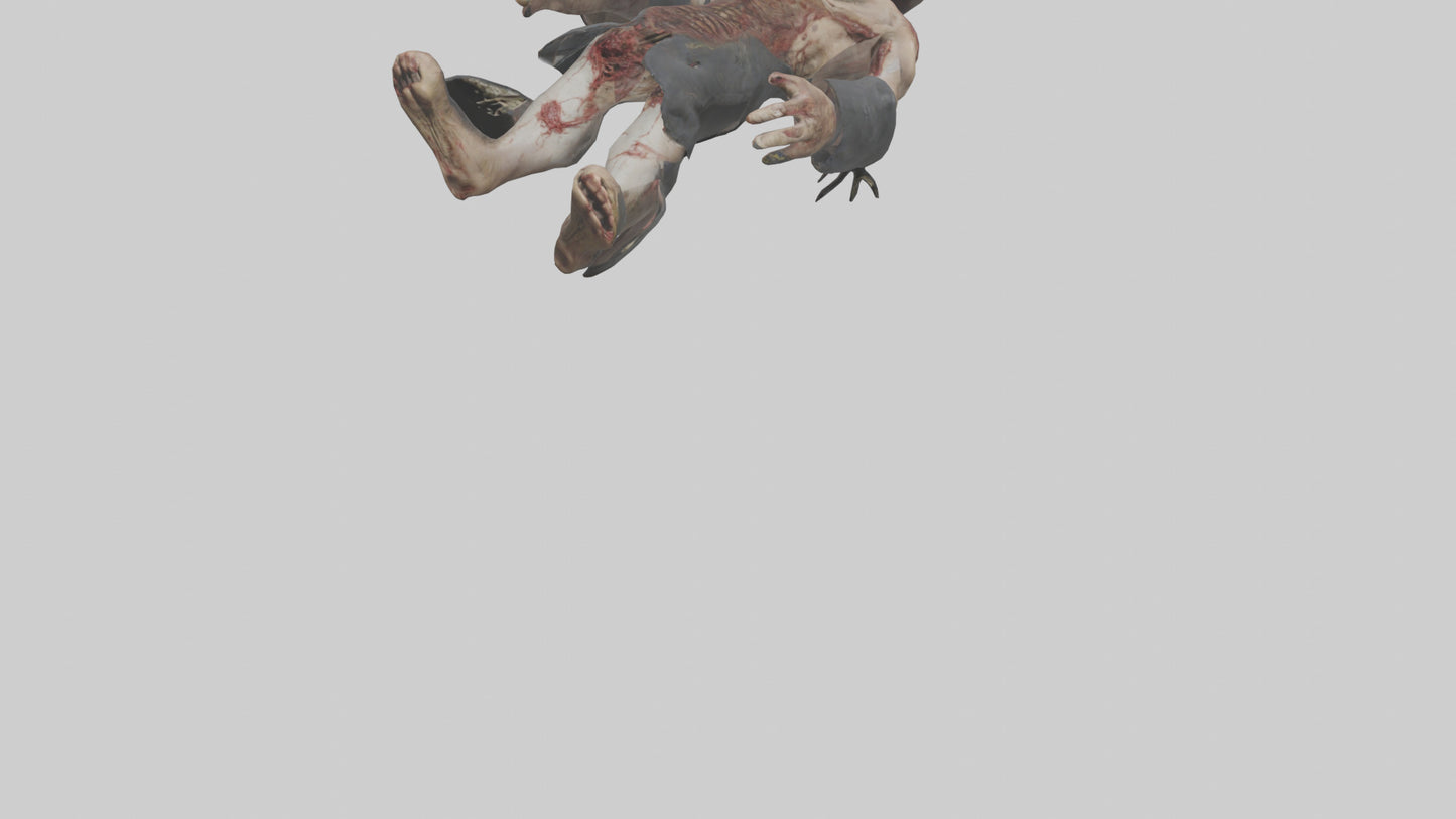3D model Rancid corpse model VR / AR / low-poly