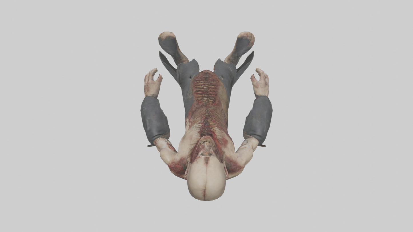 3D model Rancid corpse model VR / AR / low-poly