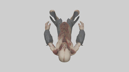 3D model Rancid corpse model VR / AR / low-poly