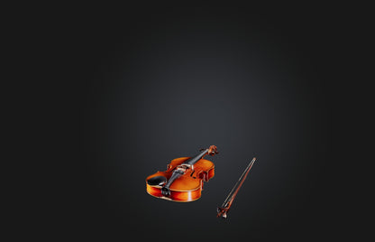 3D model Rare Antique Violin VR / AR / low-poly
