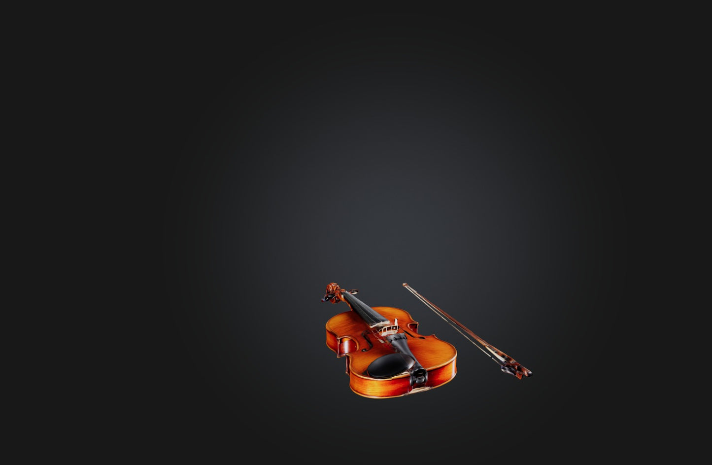 3D model Rare Antique Violin VR / AR / low-poly