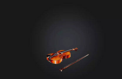 3D model Rare Antique Violin VR / AR / low-poly