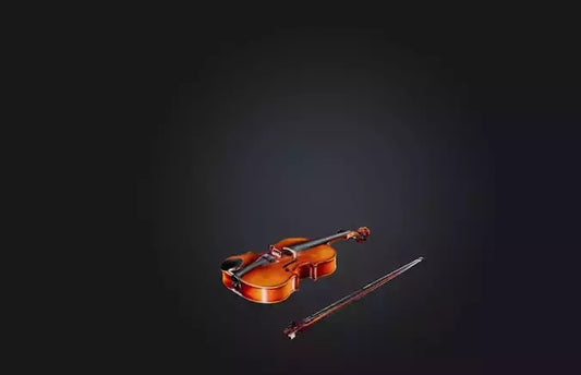 3D model Rare Antique Violin VR / AR / low-poly