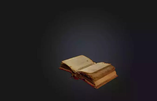 3D model Rare Manuscript or Book VR / AR / low-poly