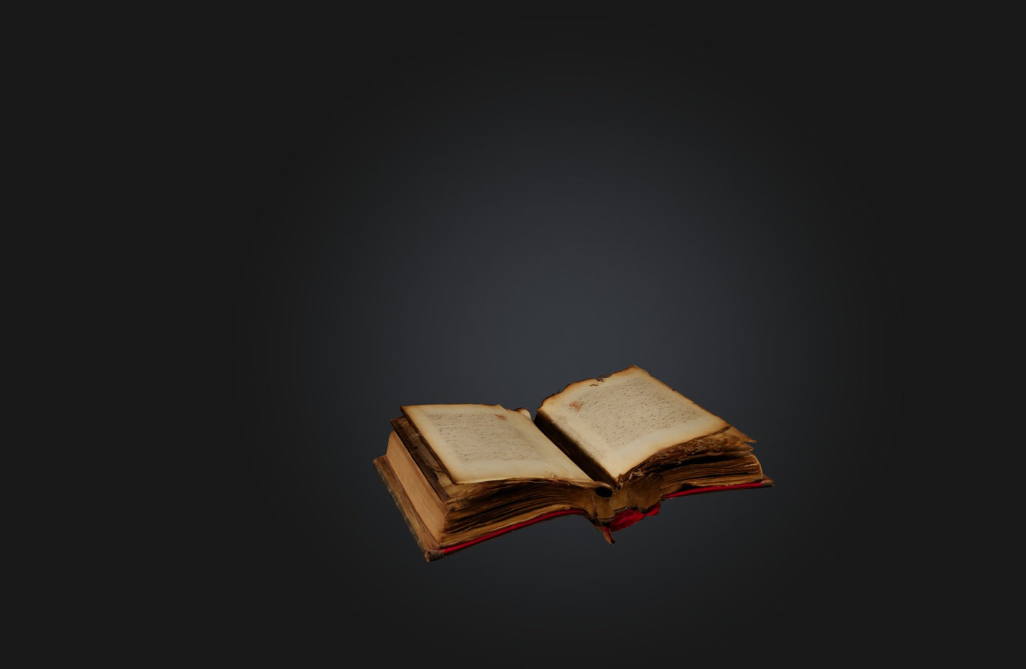 3D model Rare Manuscript or Book VR / AR / low-poly