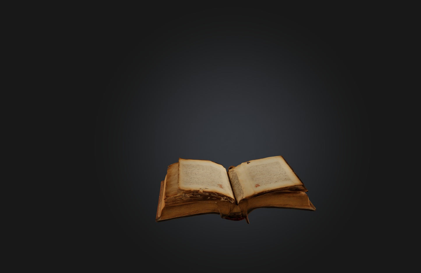 3D model Rare Manuscript or Book VR / AR / low-poly