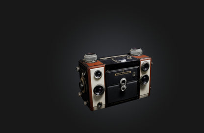 3D model Rare Vintage Camera VR / AR / low-poly