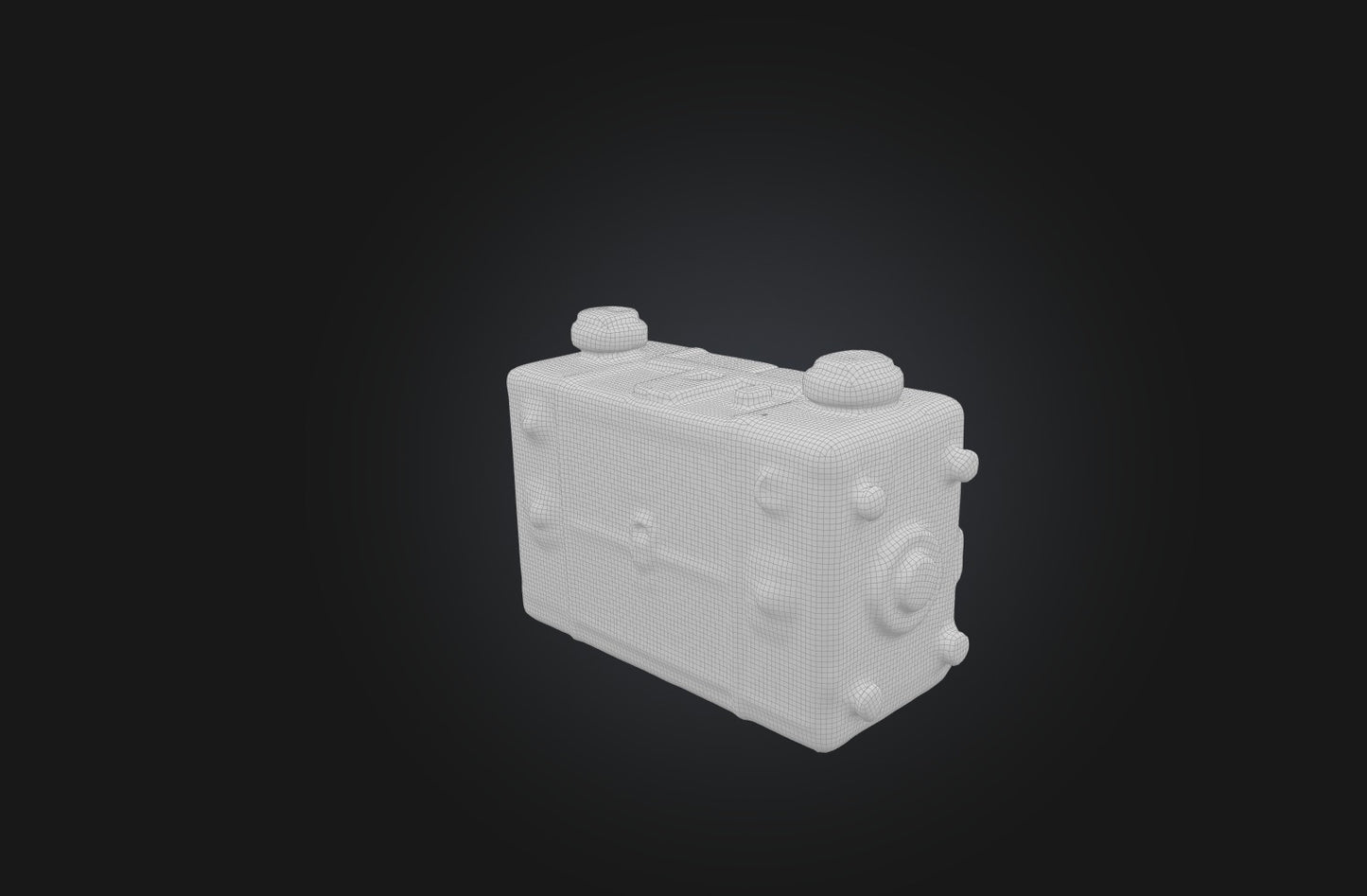 3D model Rare Vintage Camera VR / AR / low-poly