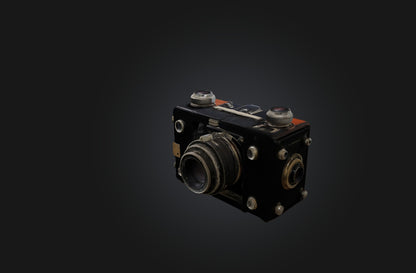 3D model Rare Vintage Camera VR / AR / low-poly