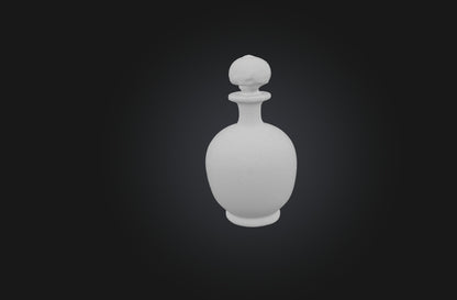 3D model Rare Vintage Perfume Bottle VR / AR / low-poly