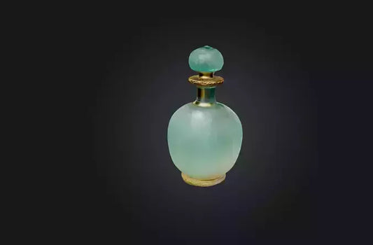 3D model Rare Vintage Perfume Bottle VR / AR / low-poly