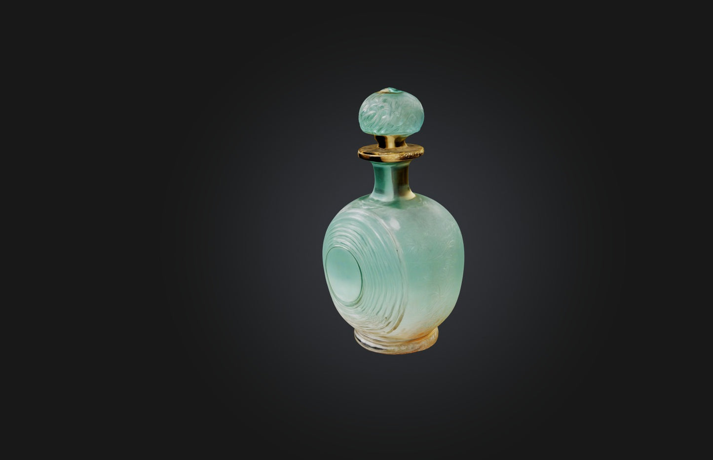 3D model Rare Vintage Perfume Bottle VR / AR / low-poly