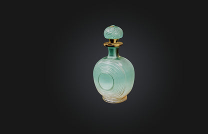 3D model Rare Vintage Perfume Bottle VR / AR / low-poly