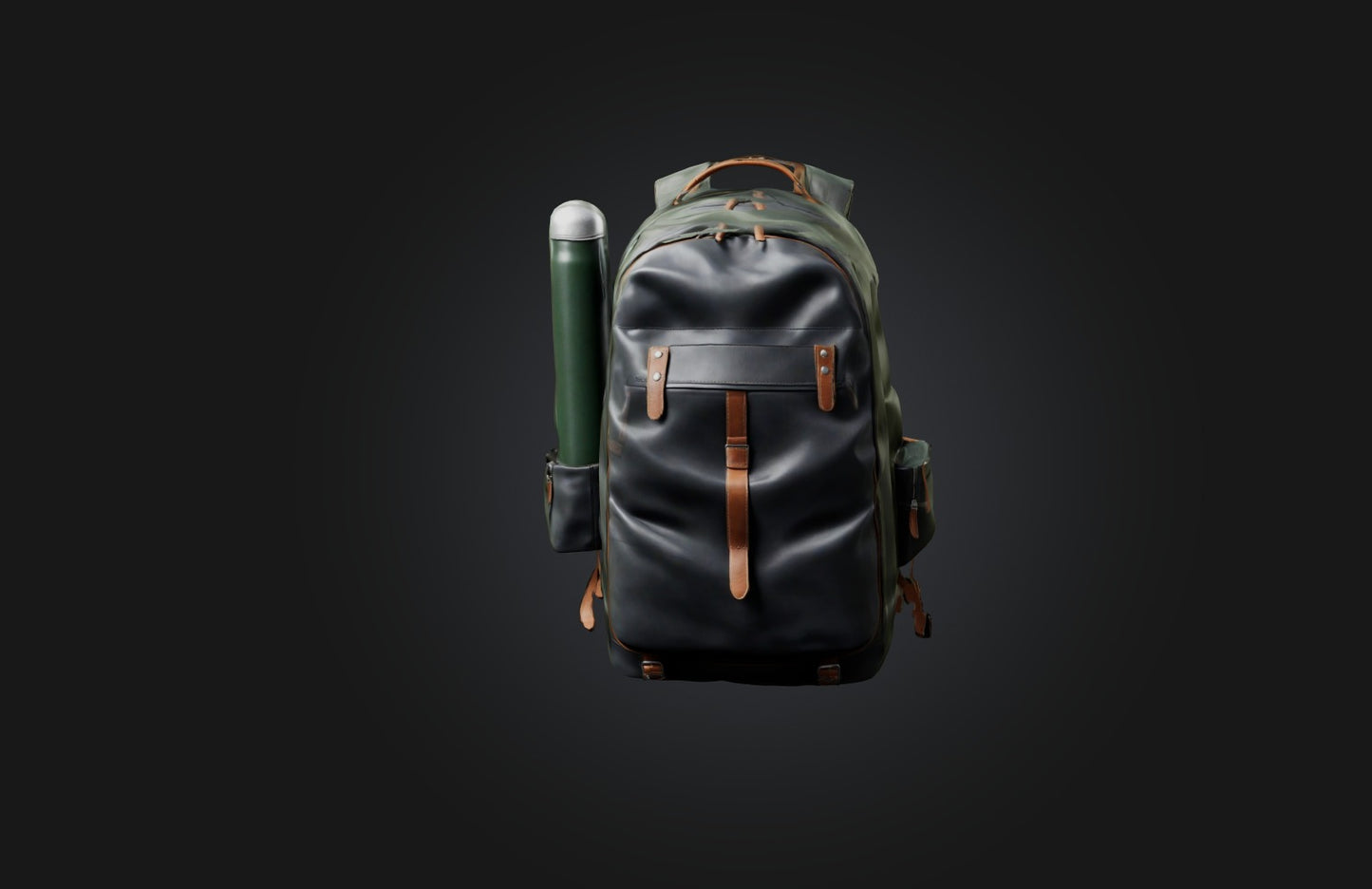 3D model Realistic Backpack VR / AR / low-poly