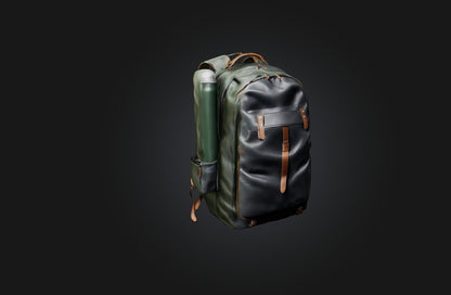 3D model Realistic Backpack VR / AR / low-poly