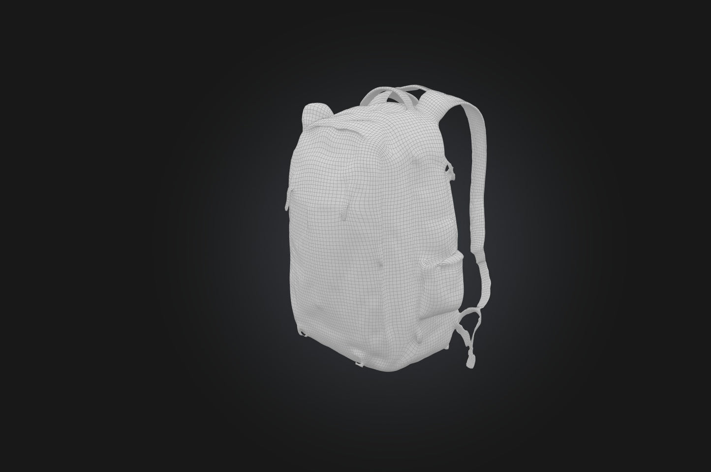 3D model Realistic Backpack VR / AR / low-poly