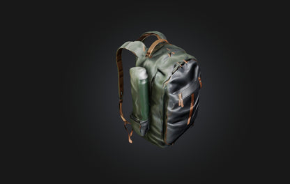3D model Realistic Backpack VR / AR / low-poly