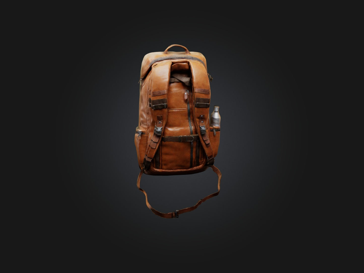 3D model Realistic Backpack Model VR / AR / low-poly