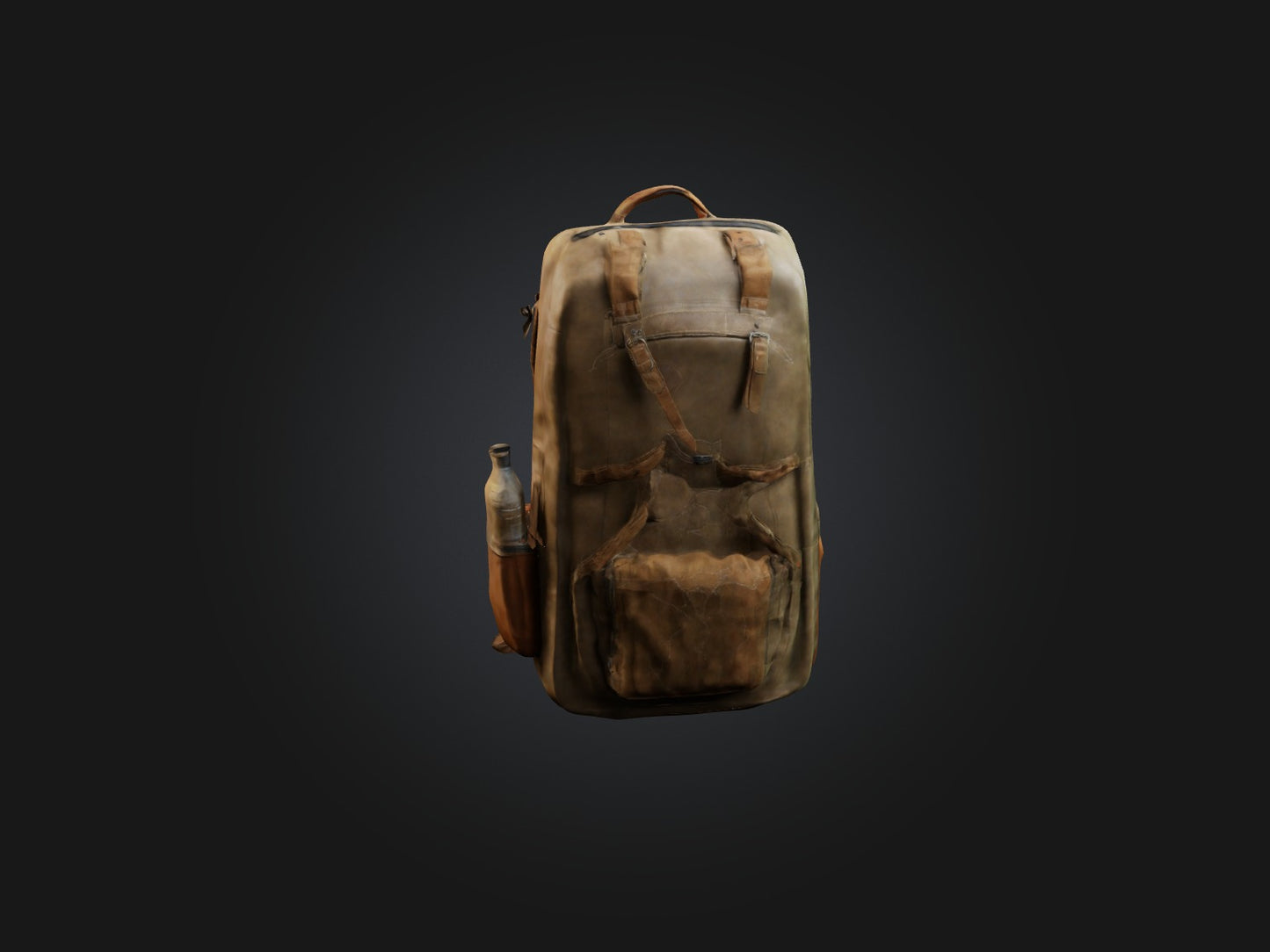 3D model Realistic Backpack Model VR / AR / low-poly