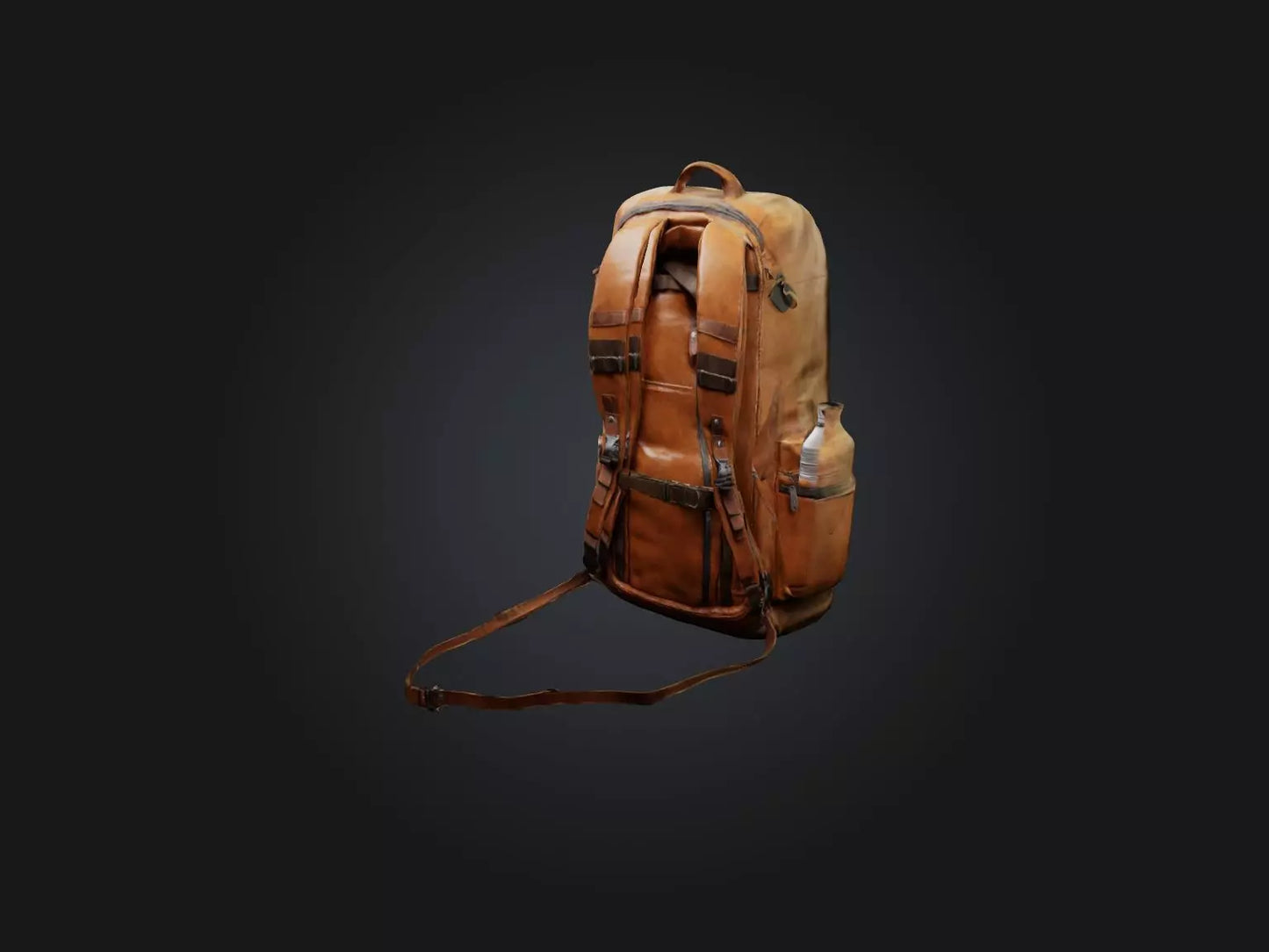3D model Realistic Backpack Model VR / AR / low-poly