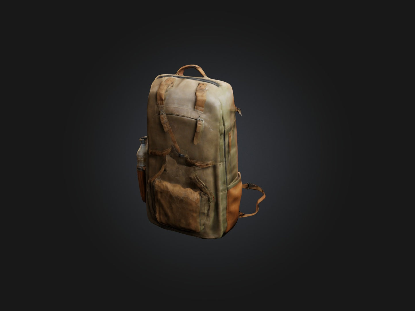 3D model Realistic Backpack Model VR / AR / low-poly