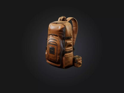 3D model Realistic Backpack Model VR / AR / low-poly