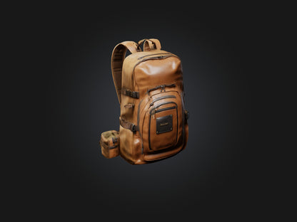 3D model Realistic Backpack Model VR / AR / low-poly