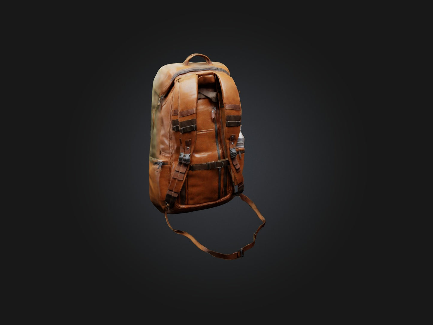 3D model Realistic Backpack Model VR / AR / low-poly